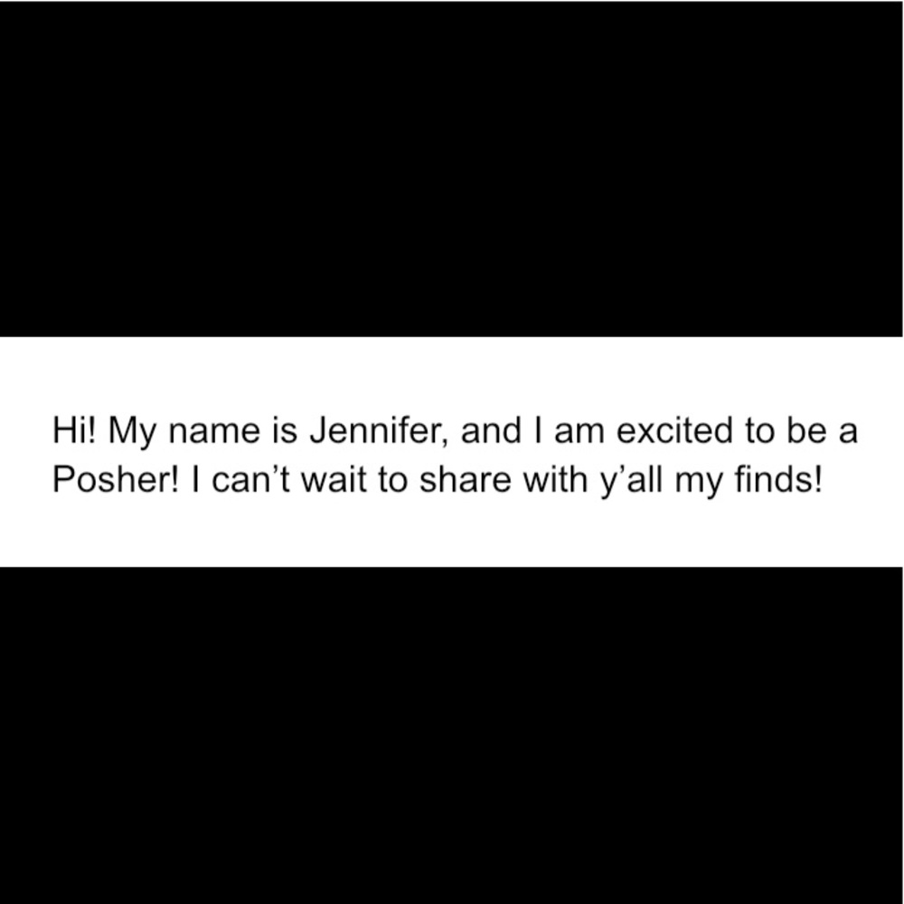 Meet your Posher, Jennifer